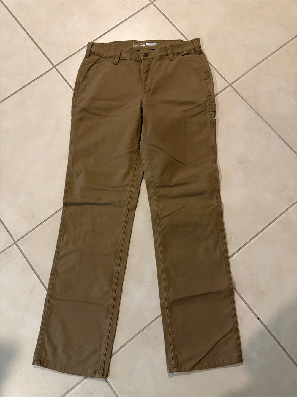 NWT carhartt women’s sz 8 tall canvas work pants 907